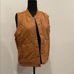 Carhartt Tan Quilted Vest